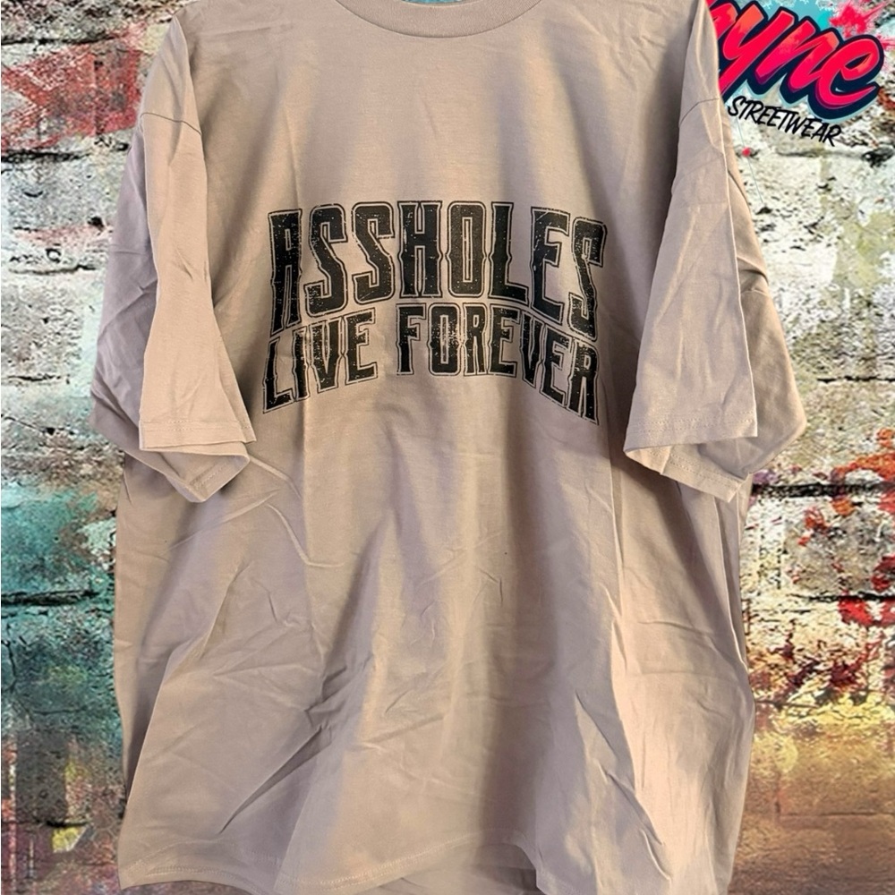 Graphic Tee with Bold Statement